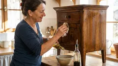 Wie Essig und Olivenöl Ihren Holzmöbeln schnell ihren verlorenen Glanz zurückgeben können.