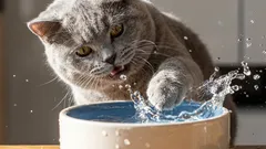 Wie man einer Katze beibringt, mehr Wasser zu trinken. Eine Methode, auf die ich selbst nicht gekommen wäre.