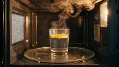 Wie man eine Mikrowelle mühelos reinigt: eine einfache Methode mit einem Becher Wasser