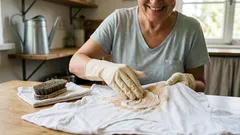 Wie man Farbe sofort aus Stoff entfernt: zwei einfache und kostengünstige Mittel, die selbst alte Flecken auflösen